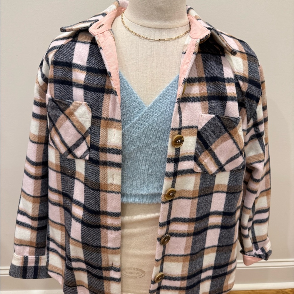 Plaid shacket